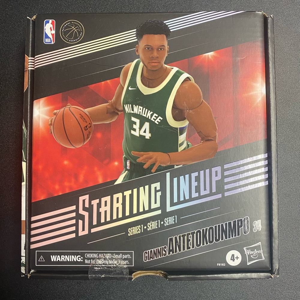 Brand new in box Giannis Antetokounmpo Starting Lineup Figure